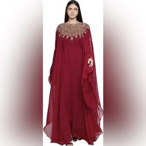 Dubai Kaftan Farasha Caftan Long Maxi Dress Long Sleeves Evening no label